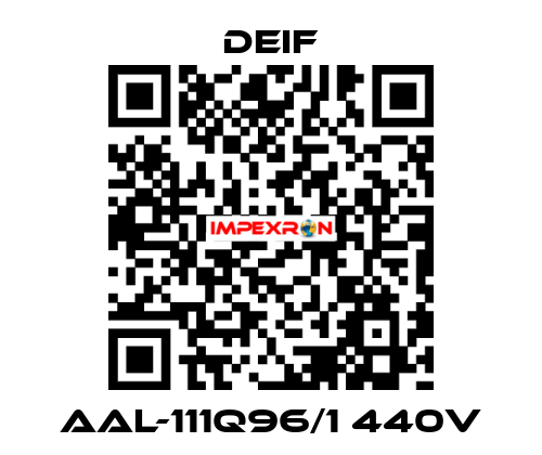 AAL-111Q96/1 440V Deif