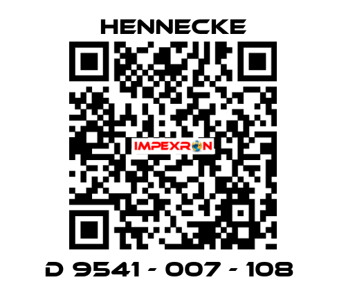 D 9541 - 007 - 108  Hennecke