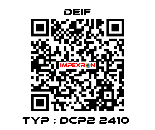 Typ : DCP2 2410  Deif