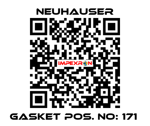 GASKET POS. NO: 171  Neuhauser