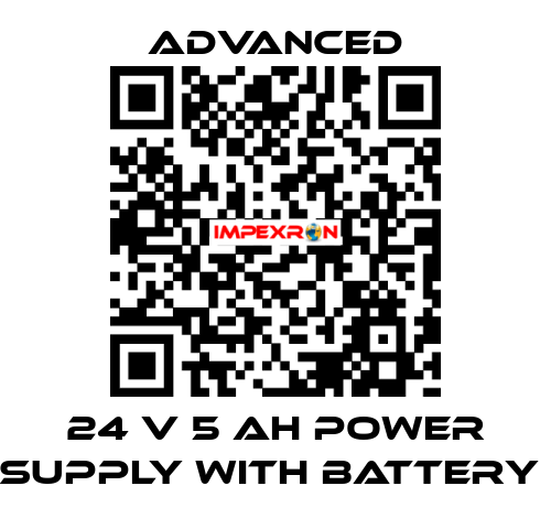 24 V 5 Ah Power Supply with Battery  Advanced