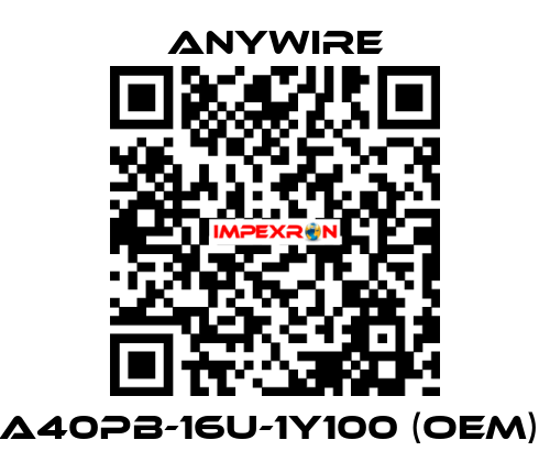  A40PB-16U-1Y100 (OEM)  Anywire