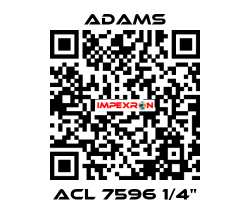 ACL 7596 1/4" ADAMS