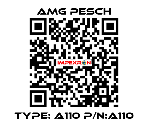 Type: A110 P/N:A110 AMG Pesch