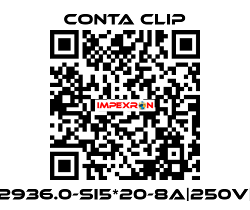 2936.0-SI5*20-8A|250V| Conta Clip