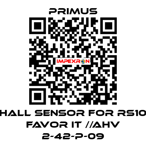 hall sensor for RS10 Favor it //AHV 2-42-p-09 Primus