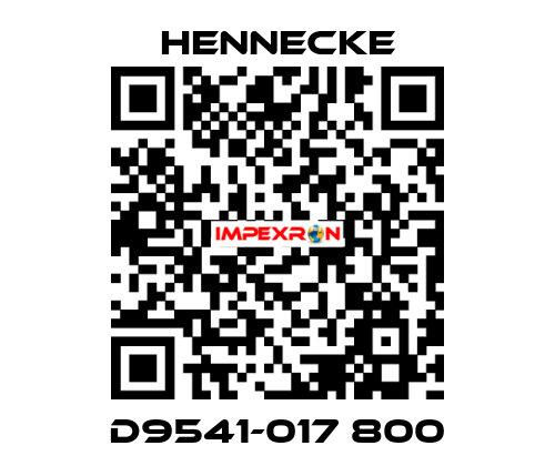 D9541-017 800 Hennecke