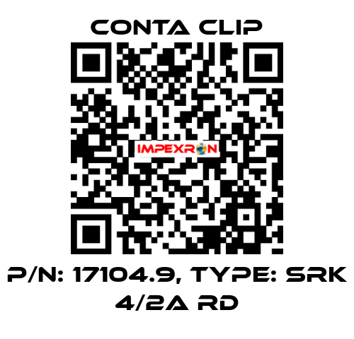 P/N: 17104.9, Type: SRK 4/2A RD Conta Clip