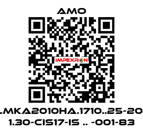 LMKA2010HA.1710..25-20- 1.30-CIS17-IS .. -001-83 Amo