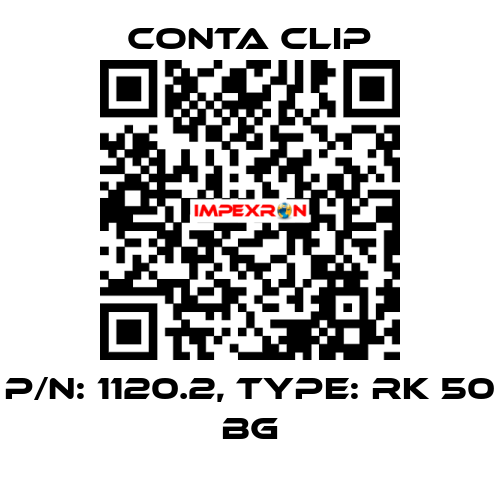 P/N: 1120.2, Type: RK 50 BG Conta Clip