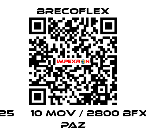 25 АТ10 MOV / 2800 BFX PAZ Brecoflex