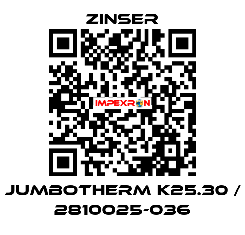 JUMBOTHERM K25.30 / 2810025-036 Zinser