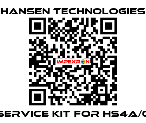 Service kit for HS4A/0 HANSEN TECHNOLOGIES