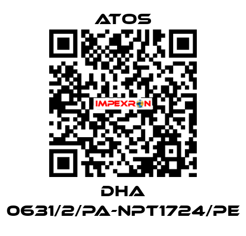 DHA 0631/2/PA-NPT1724/PE Atos