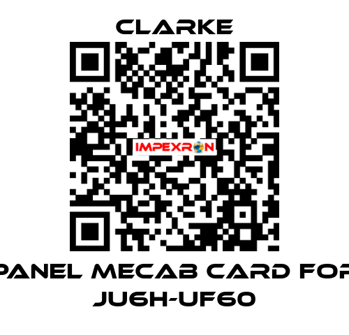 panel mecab card for JU6H-UF60 Clarke