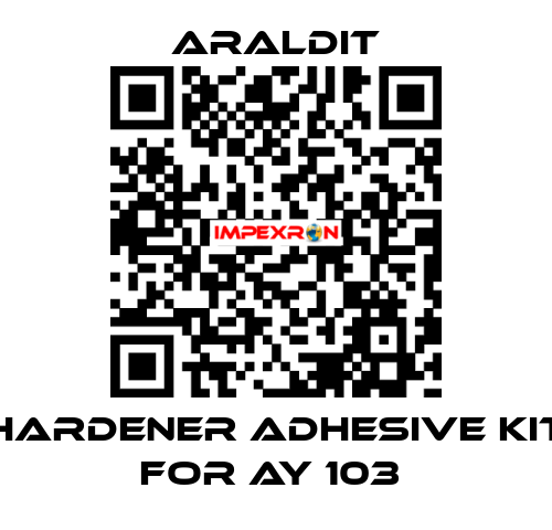 Hardener adhesive kit for AY 103  Araldit