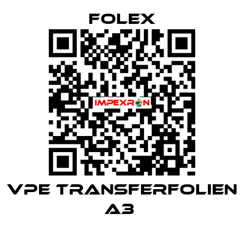 VPE Transferfolien A3  Folex