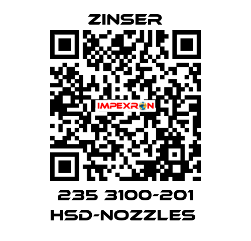 235 3100-201 HSD-nozzles  Zinser