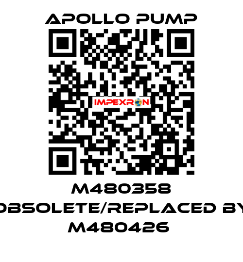 M480358 obsolete/replaced by M480426  Apollo pump