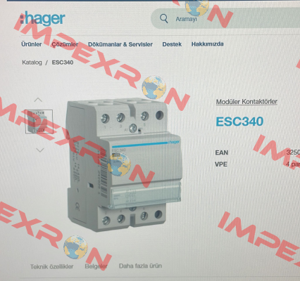 ESC340 Hager