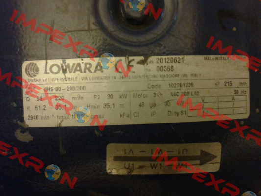 00368  Lowara