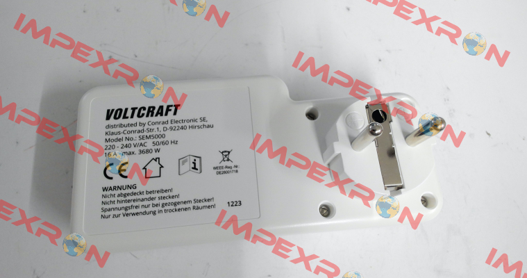 P/N: VC-12936570, Type: Energy logger SEM5000 Voltcraft