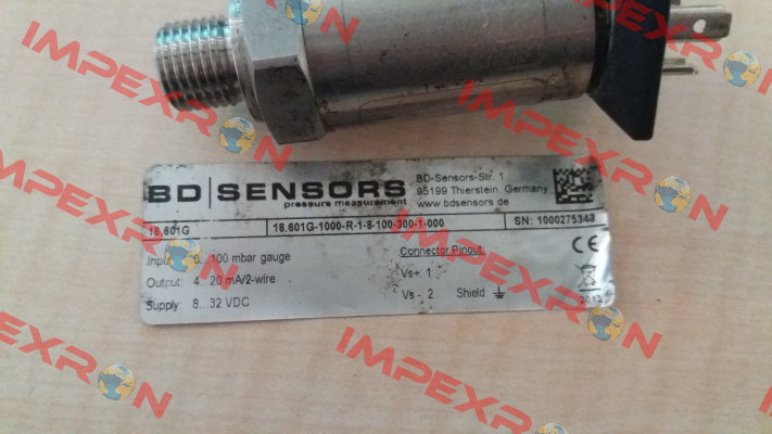 18.601G-1000-R-1-8-100-300-1-000 Bd Sensors