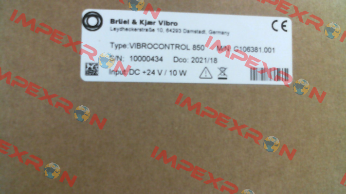 VIBROCONTROL 850 Bruel-Kjaer