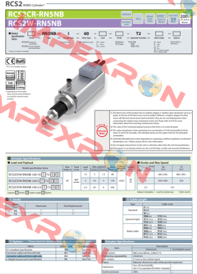 RCS2CR-RP5NB-I-60-10-50-T2-S-K3 IAI