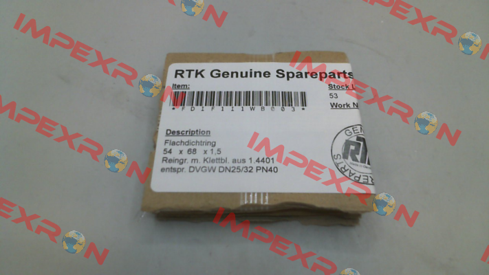 DN 25/32 PN40 RTK Regeltechnik