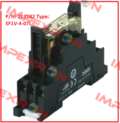 P/N: 213182 Type: SF1V-4-07L  Idec